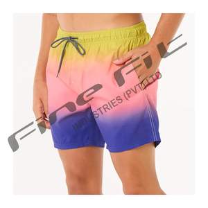 Bañador informal de verano de secado rápido para hombre, bañadores cómodos, ligeros, elásticos, sólidos, pantalones cortos para tabla de surf, venta al por mayor - Product Image 3