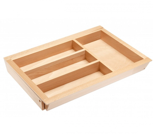 Adjustable Solid Wood <b>Cutlery</b> <b>Tray</b> (FSC 100%) - Product Image 4
