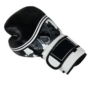 Guantes de Boxeo MMA con Logotipo Personalizado, de Cuero, Antideslizantes, con Cierre de Gancho y Bucle, para Entrenamiento - Product Image 5