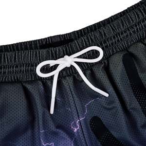 Pantalones cortos de baloncesto de malla personalizados de alta calidad para hombre, pantalones cortos de playa de verano transpirables y de secado rápido con bolsillos - Product Image 3