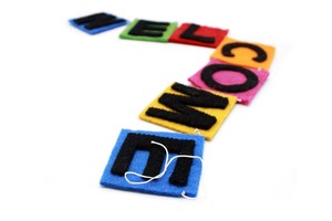 Handmade Eco-Friendly <b>Felt</b> Welcome <b>Garland</b> Sustainable Home Decor from Recyclable <b>Felt</b> Cloth - Product Image 5