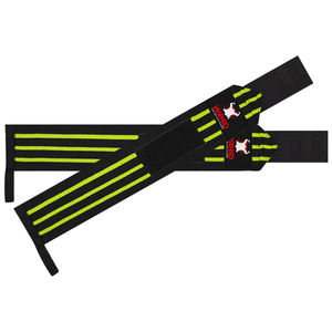 Poignets de poignet de couleurs et de conceptions personnalisées de premier ordre pour l'accessoire de sécurité de forme physique d'entraînement de représentation d'haltérophilie de gymnase - Product Image 3