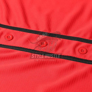Vente directe d'usine, maillot de baseball à manches courtes, nouveau style, vêtements de sport pour hommes, maillot de baseball - Product Image 6