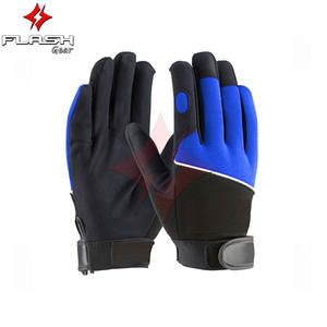 Gants de sécurité multifonctionnels en cuir personnalisables pour mécaniciens, compatibles avec les écrans tactiles, antidérapants, anti-vibrations - Product Image 3