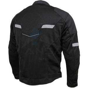 Chaqueta de Motociclista Negra para Todas las Estaciones, Chaqueta de Motociclista de Malla Blindada Protectora para Hombre, Equipo de Motociclismo Negro - Product Image 6