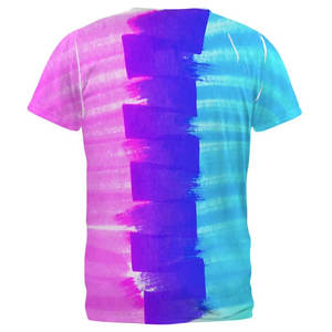 Camiseta con estampado sublimado de Material de poliéster para hombre, Camiseta con estampado de sublimación 3D de manga corta en blanco personalizada de alta calidad 2025 - Product Image 2