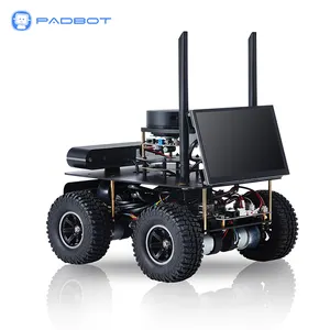 Lidar UGV şasi robotları ROS insansız zemin kendini sürüş aracı sürücü otonom Robot platformu