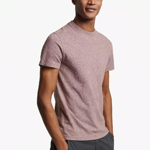 Logo personnalisé T-shirt imprimé à col rond pour hommes 100% T-shirts de qualité supérieure de couleur unie biologique du fournisseur BD - Product Image 1
