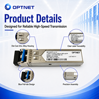Modul 1.25G ESFP 1310nm LC SMF 20km untuk Komunikasi Data Switch dan Transceiver Optik Jaringan Serat Jarak Jauh