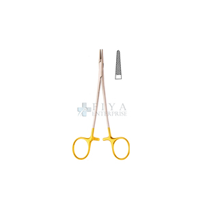 TC Crile 20cm Professionnel Médical En Bois Porte-Aiguille Manuel Alimenté En Acier Droit Base Chirurgicale Instruments Chirurgicaux - Product Image 1