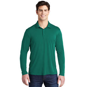 Polo à manches longues respirant pour homme, nouveau printemps, golf, sports de plein air, loisirs, respirant - Product Image 1