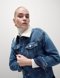 Latest Design Women's Denim Jackets Wholesale <b>Zipper</b> Closure Hooded Collar Eco-Friendly Breathable Windproof Autumn Winter - Product Image 4
