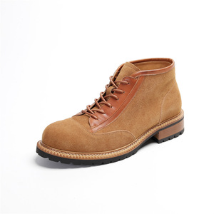 รองเท้าบูทข้อเท้าสูงแบบคลาสสิก ทำจากหนังกลับ พร้อมพื้นรองเท้าและแผ่นรองรับแรงกระแทก สำหรับผู้หญิง ใส่ทำงานในออฟฟิศและงานประชุมทางธุรกิจ - Product Image 4