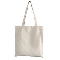 DLBZ Sac fourre-tout en toile robuste et écologique pour femme, vierge, naturel, recyclable, durable, avec logo personnalisé imprimé, pour usage quotidien