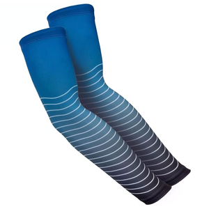 Manchons de bras de sport d'extérieur en gros, haute qualité, rafraîchissants, pour basketball, course à pied, cyclisme, respirants, robustes, ensembles de manchons de bras unisexes - Product Image 4