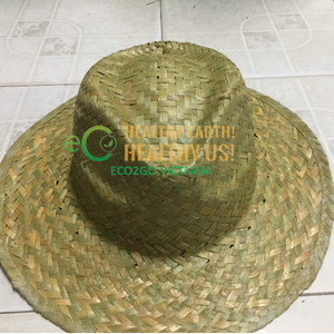 Vente en gros Eco2go Chapeaux de paille luffa du Vietnam design personnalisé pour hommes Chapeaux de plage Panama pour la pêche et les loisirs - Product Image 6