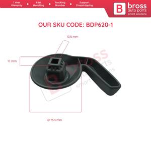BROSS AUTO PARTS BDP620-1 Palanca de Ajuste de Asiento de Plástico, Palanca de Agarre para el Asiento Delantero Izquierdo - Product Image 4