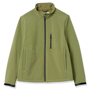 Premium Men's Softshell Winter Jackets High Quality <b>Woolen</b> Stand Collar Customizable OEM Service High Street Style Made Pakistan - Product Image 1