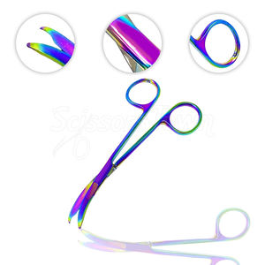 Tijeras quirúrgicas con puntas curvas Construcción de acero inoxidable para un corte preciso en aplicaciones médicas - Product Image 5