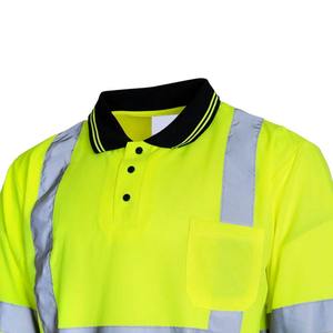 Camisas de Seguridad de Alta Visibilidad para Hombre, 100% Algodón, Ropa de Trabajo Reflectante, Camisa de Seguridad Reflectante Larga, Venta al Por Mayor - Product Image 5