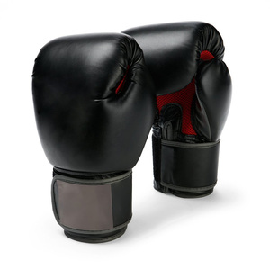 Vente en gros de gants de boxe demi-doigt avec logo personnalisé 12oz 14oz 16oz sacs de frappe en cuir pour adultes caractéristiques de sécurité de kickboxing - Product Image 3