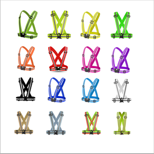 Chaleco de seguridad sin mangas de alta visibilidad con cinta reflectante para trabajadores de la construcción y exteriores - Product Image 6