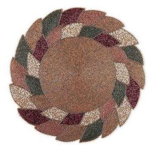 ผ้าปูโต๊ะผ้าแจ็คการ์ดแบบทรงกลมทำด้วยมือที่ทันสมัยอุปกรณ์ตกแต่งบ้านที่น่าสนใจผู้ผลิตขายส่ง - Product Image 4