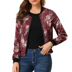 Chaqueta Bomber cómoda y transpirable para mujer, ropa informal, chaqueta Bomber de secado rápido para mujer más vendida - Product Image 2