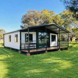 Contenedor Móvil Económico y Resistente de 20 pies, <span class=keywords><strong>Casa</strong></span> Prefabricada Expandible de 3-4 Dormitorios para Granjas Rurales en Argentina - Product Image 1