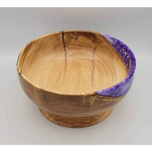 Tazón de Madera Pulida de Mango y Resina con Cuchara, Diseño Ecológico para Bodas, Hogar, Hotel y Restaurante - Product Image 4