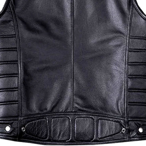 Gilet en cuir professionnel avec logo personnalisé Vêtements d'extérieur décontractés réversibles les plus vendus avec impression au meilleur prix - Product Image 5