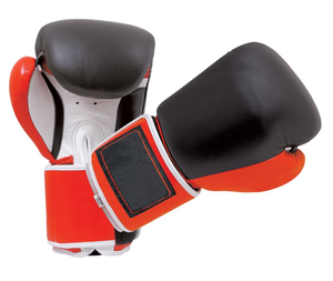 ถุงมือชกมวยซานด้า ทนทาน พร้อมที่จับมือ  โลโก้สั่งทำได้ สีดำ/ทอง น้ำหนักเบา กันน้ำ ดีไซน์คุณภาพพรีเมียม - Product Image 2