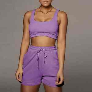 Venta al por mayor 2025 personalizable ecológico color púrpura refrigeración colágeno legging ligero transpirable hidratante sólido - Product Image 1