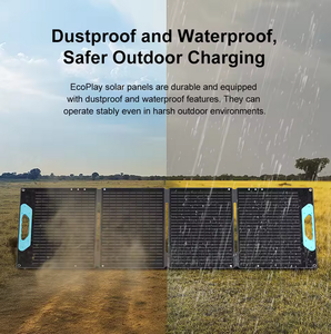 Générateur portable Eco Play 3600W à forte demande, station d'alimentation avec batterie LiFePO4 et panneaux solaires pliables 400W pour l'extérieur - Product Image 5