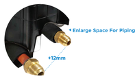 Unité de climatisation cassette de plafond Gold Fin DC Inverter avec compresseur DC pour le chauffage et la climatisation, idéale pour les bureaux et les supermarchés