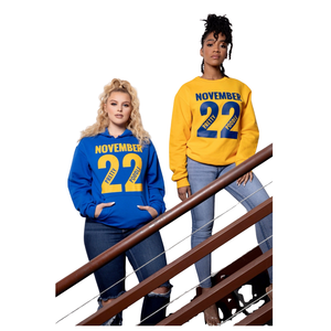 22 novembre Joli caniche sweat doux coton de qualité supérieure col rond broderie Sigma Gamma Rho vêtements de sororité pour les femmes - Product Image 1