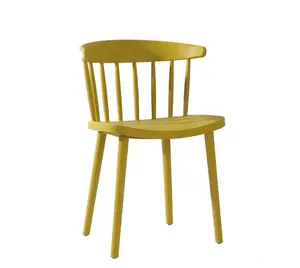 Fabrikanten Goedkope Eetkamermeubels Thuis Witte Silla 'S Pp Plastic Eetkamerstoel Café Restaurant Stapelbare Plastic Stoelen