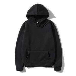 Hombres de alta calidad 360gsm 100% algodón y poliéster Streetwear personalizado de gran tamaño Casual Hoodie Plain Dyed para el invierno - Product Image 3