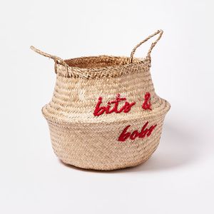 Hot Sale Eco Friendly Handwoven Seagrass Belly <b>Basket</b>, <b>Laundry</b> <b>Basket</b>, Planter Or Toy Storage Multi Purpose Wholesale - Product Image 1