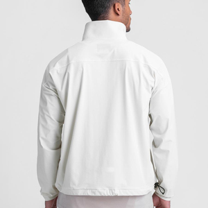 2023 nouveau Style en gros personnalisé coupe ample coupe-vent hommes quart Zip veste - Product Image 6