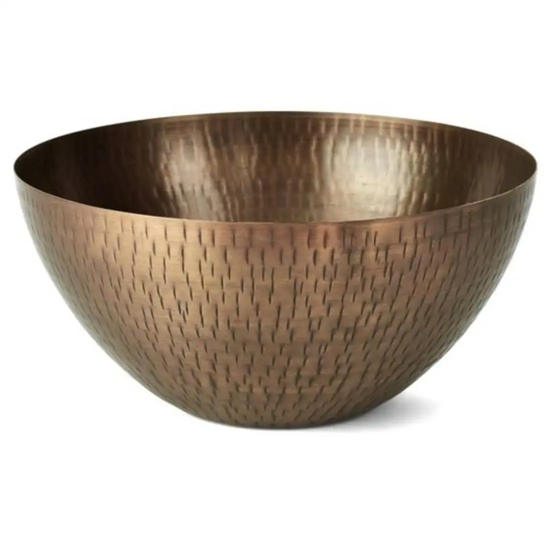 Antique Luxury Brass Bowl OEM ODM Printed Decorative Antique Bowl Oval Shape Reusable Long Lasting Bowl For Dinner Non Slip Base