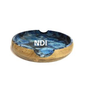 Finition émaillée Décoration de table Plateau de service en bois Plateau de serveur alimentaire de qualité supérieure Plateau en bois personnalisé - Product Image 1