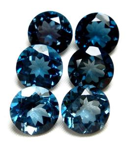 Forme de mélange à facettes de qualité d'exportation 100% topaze bleue de Londres en vrac naturelle Pierres précieuses de haute qualité à vendre aux prix de gros - Product Image 3