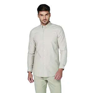 यूरोपीय पुरुषों की लंबी आस्तीन ढीला गर्मियों पतली सांस कपास लिनन खड़े कॉलर शर्ट पुरुषों की आकस्मिक शर्ट