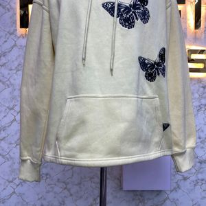 Diseña Tu Propio Estilo, Sudadera con Capucha Bordada de Invierno, Sudadera Unisex de Felpa 100% Algodón con Estampado Personalizado - Product Image 2