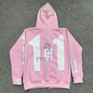 OEM Latest Arrival <b>Men</b> Acid Wash <b>Hoodies</b> in Top Quality Soft Stuff Comfortable Customized Latest Acid Wash - Product Image 5