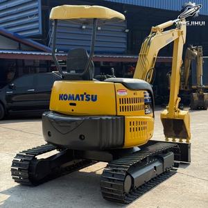 Excavadora de cadenas usada Komatsu PC35 de 3.5 toneladas con cucharón de 0.22m³, marca original japonesa, excavadora de construcción de tamaño pequeño, pocas horas de uso. - Product Image 5