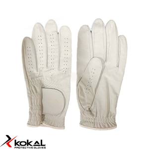 Gants de sécurité en cuir Cabretta en peau de mouton de vente chaude gants de logo personnalisé antidérapants - Product Image 4