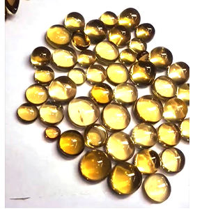 967 Uds cerveza Natural cuarzo 12mm a 20mm tamaño libre 8000 Cts lote amarillo Iroc ventas cabujón suelto piedra preciosa - Product Image 3