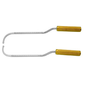 Dissecteur sous-mammaire Agris Dingmann 35 cm, outil chirurgical manuel en acier pour la dissection des seins, certifié CE Classe I, lame SR-200 - Product Image 1